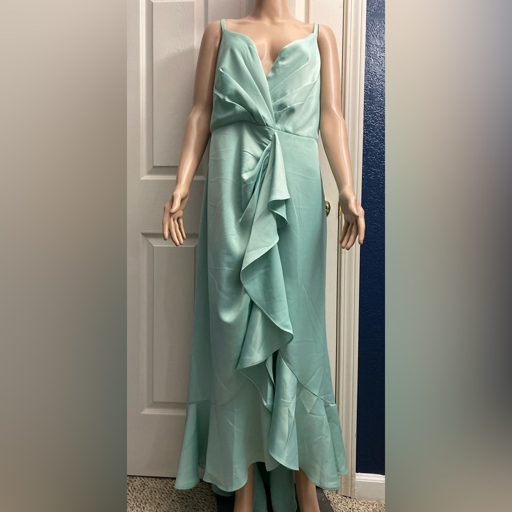 City Chic Aqua Maxi Dress